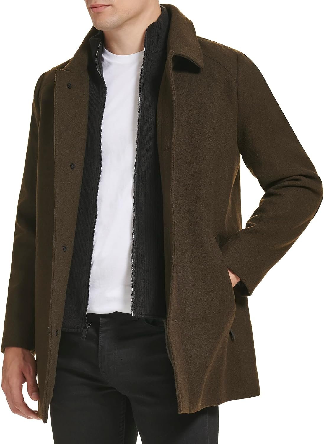 Men's Wool Top Coat - Image 2