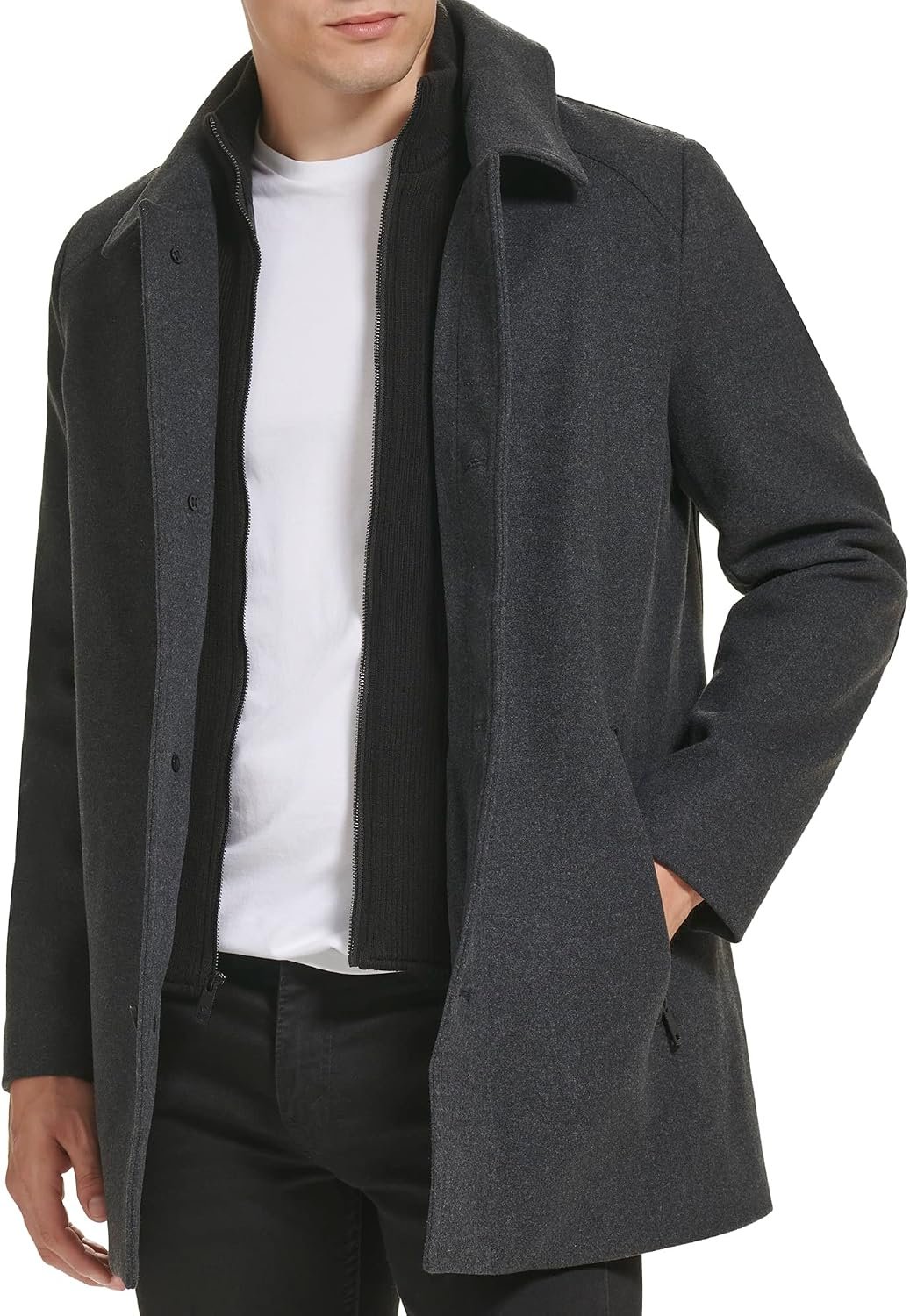 Men's Wool Top Coat - Image 2