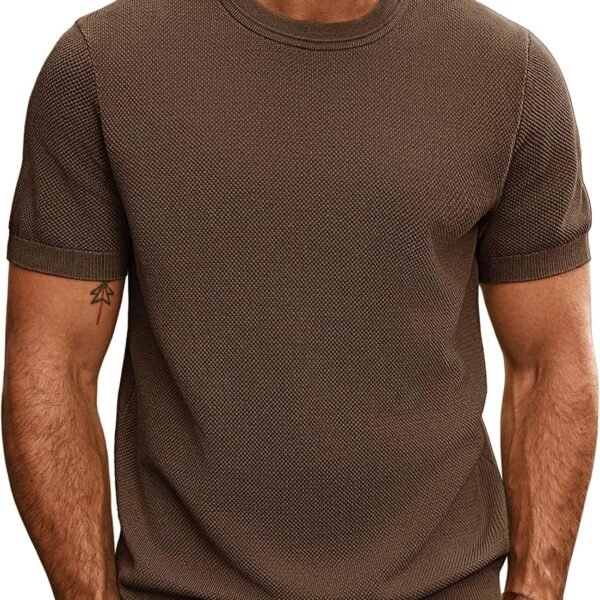 Men's Casual Knit Short-Sleeve T-Shirt