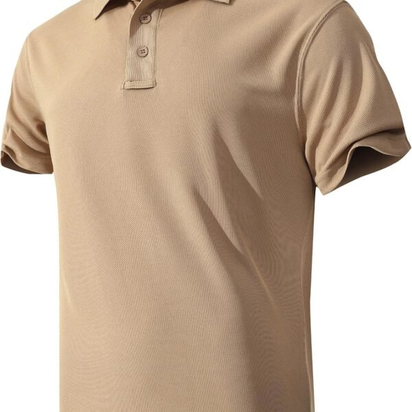 Men's Quick-Dry Active Polo Shirts Short Sleeve Performance for Golf Tennis Daily Casual Collared T-Shirt
